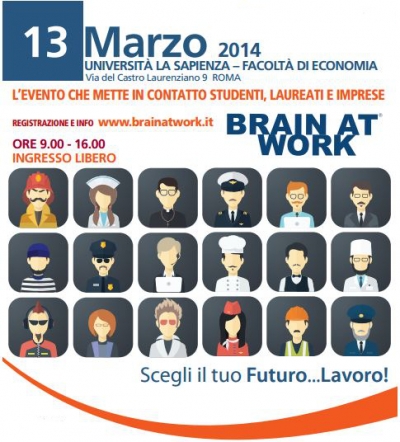 Locandina Brain At Work marzo 014